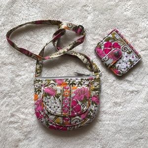 Vera Bradley Crossbody w/ matching wallet